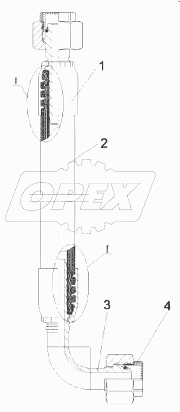  B230103000592 Hose, rubber