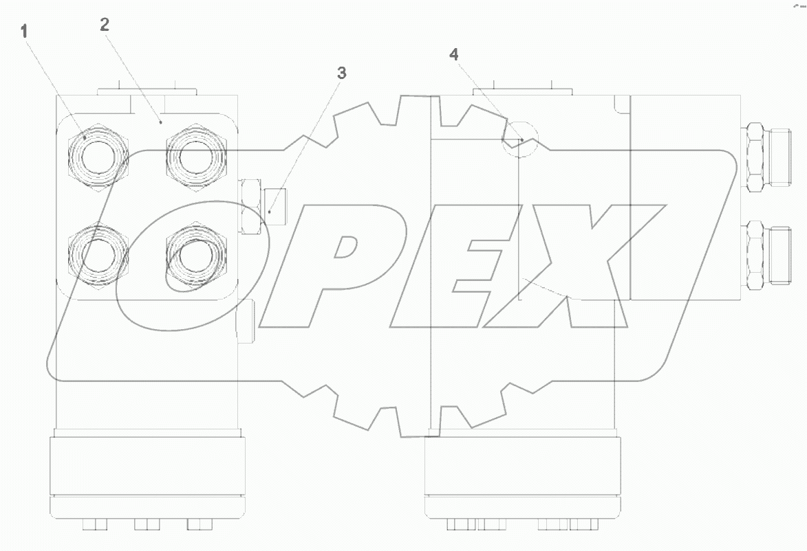  12301342 Diagram, assembly, components, steering gear
