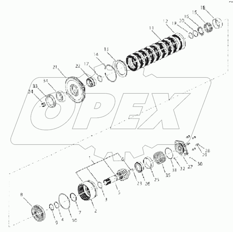  60168571 Low speed shaft