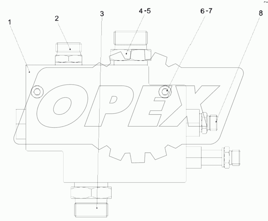  12848515 Group, priority valve
