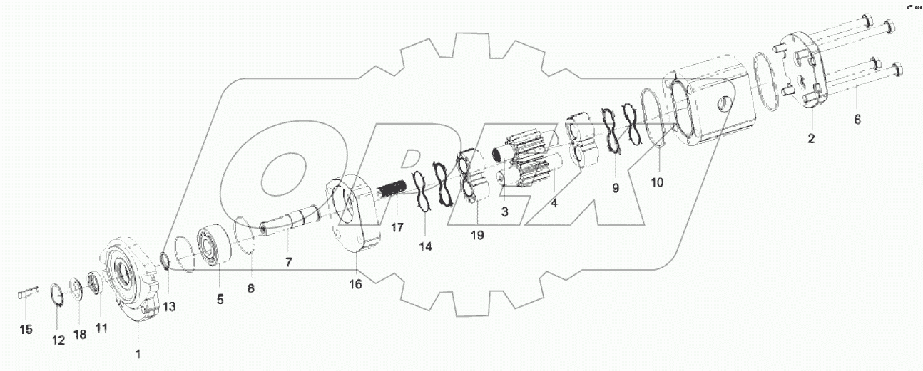  B220501000269 Motor, pinion