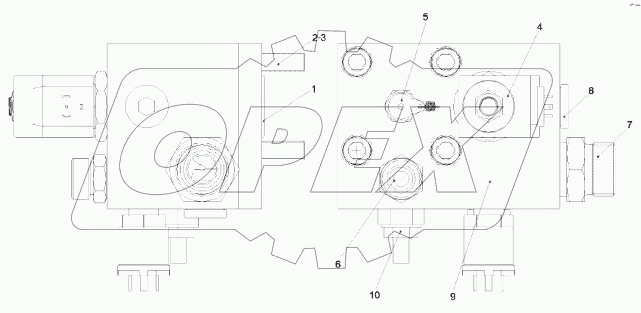  13084637 Left lift valve group SDCY90K8H11.3.1