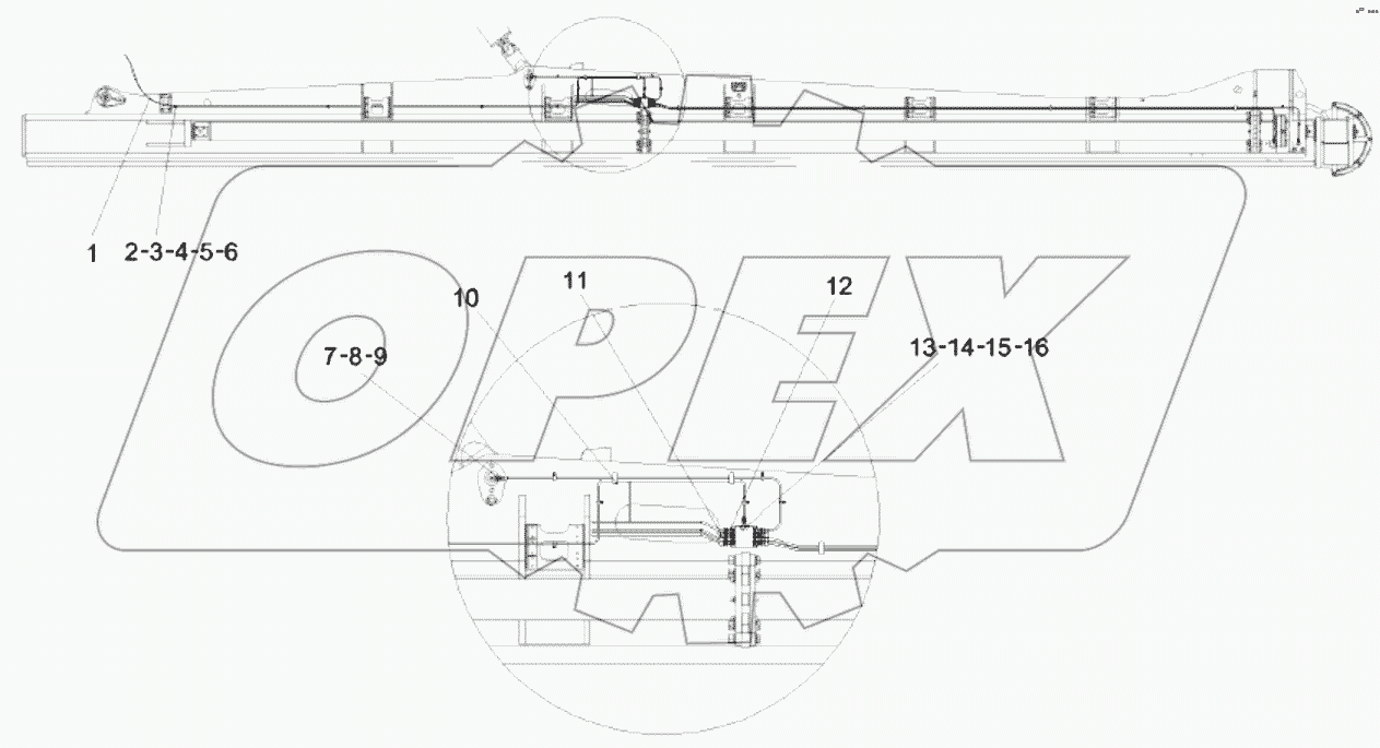  12912498 System, lubrication, mast