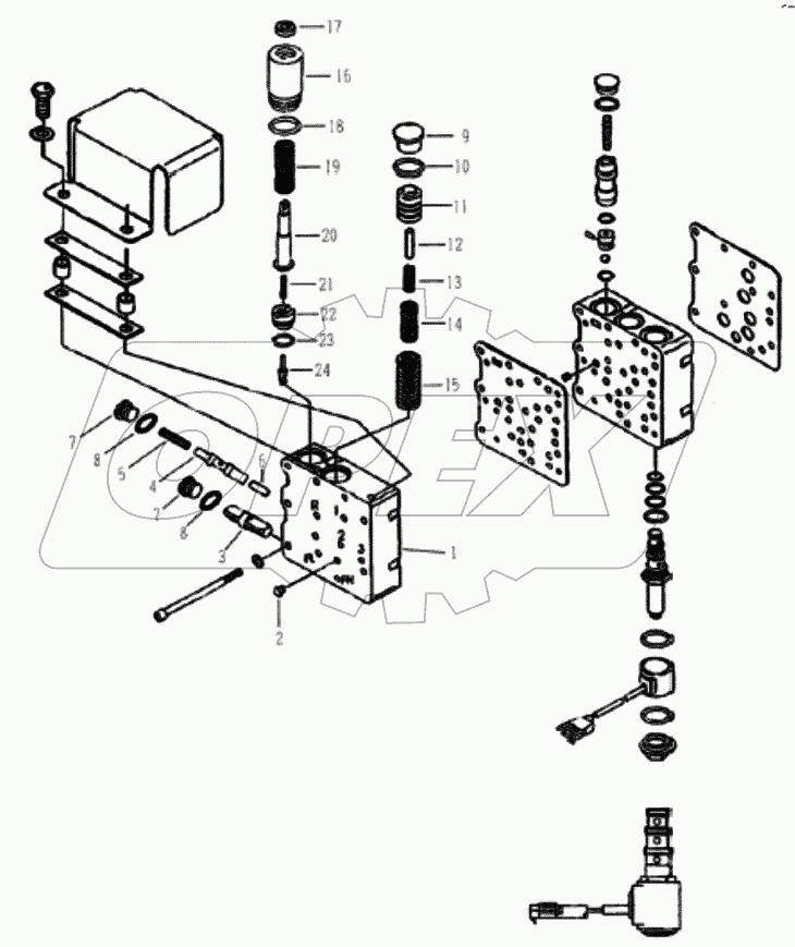  60135341 Control valve cover
