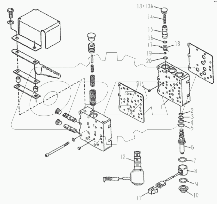  60135340 Cover, control valve
