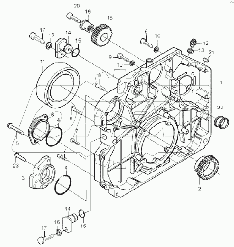  60139126 Housing, gear, timing