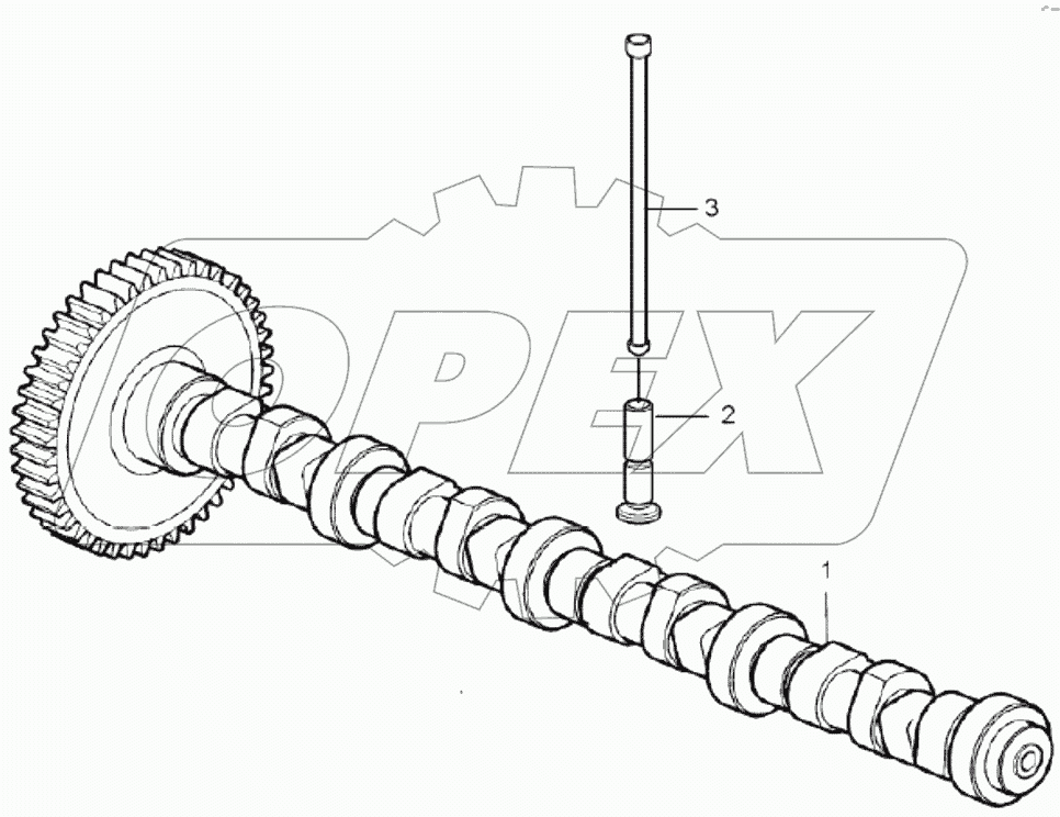  60139971 Camshaft, level 2 degree 2