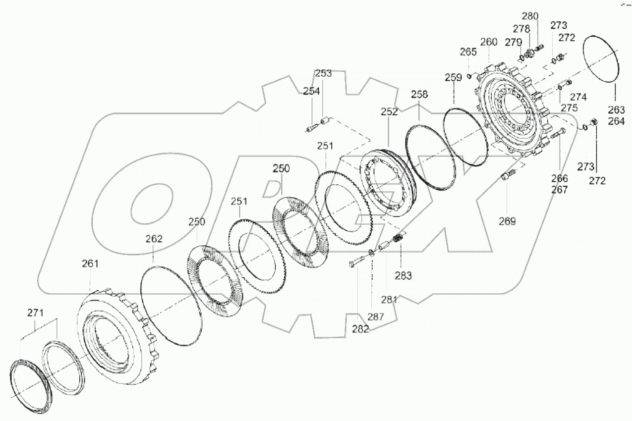  B220600000023 Axle, drive