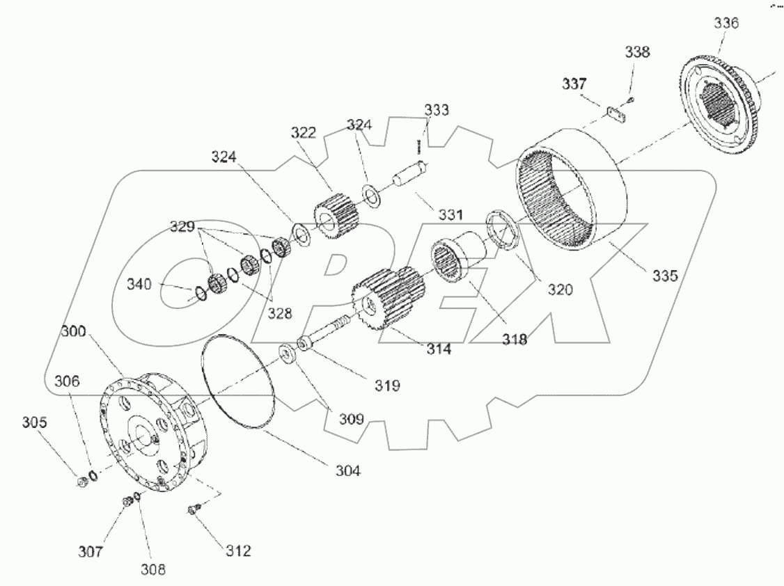  B220600000023 Axle, drive