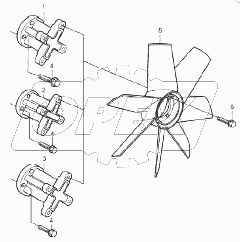  60139200 Hub, fan