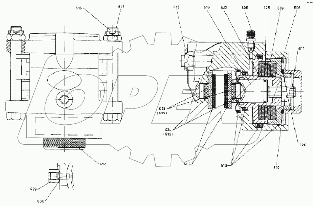  B220600000023 Axle, drive