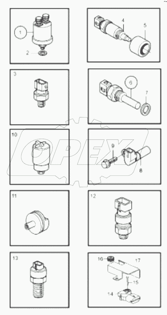  60140358 Sensor, contact pressure