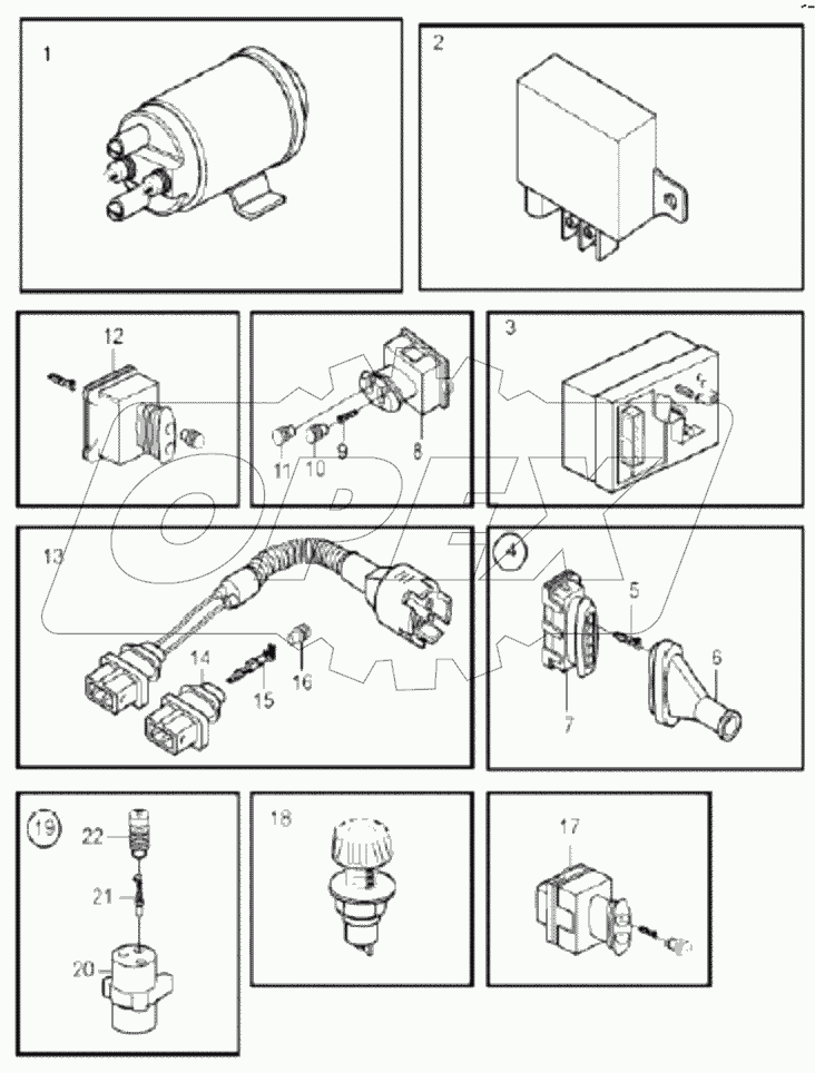  60138464 Components, electrical