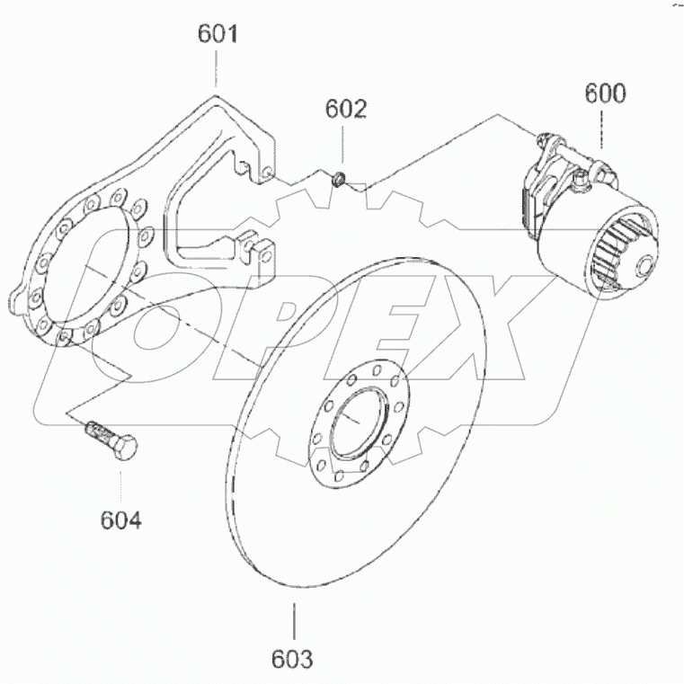  B220600000023 Axle, drive