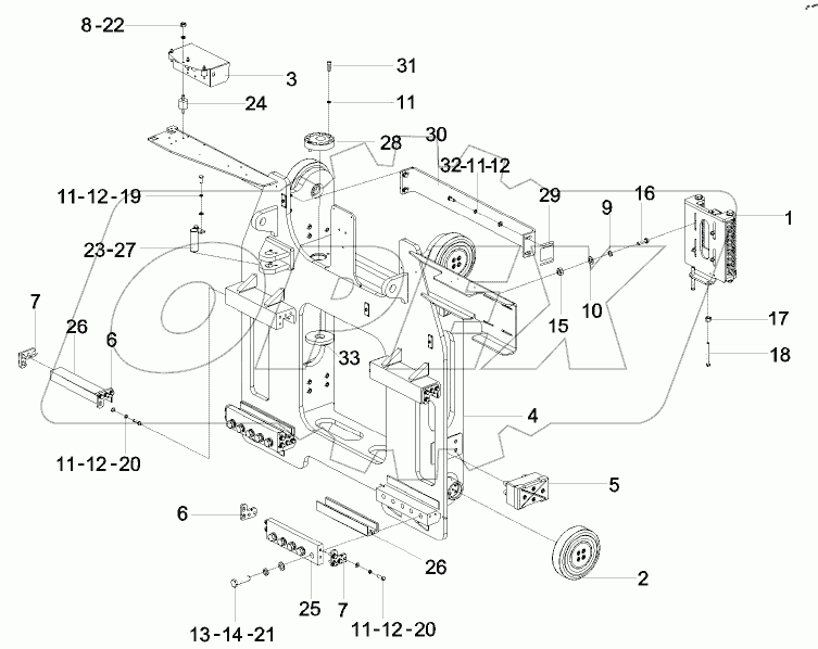  11074915 Assembly, support