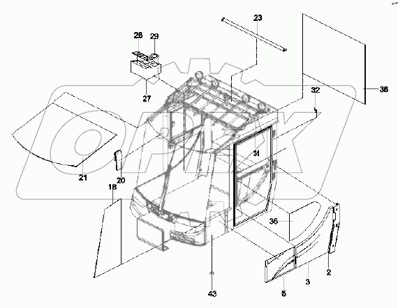  13764743 Assembly, inner-decoration
