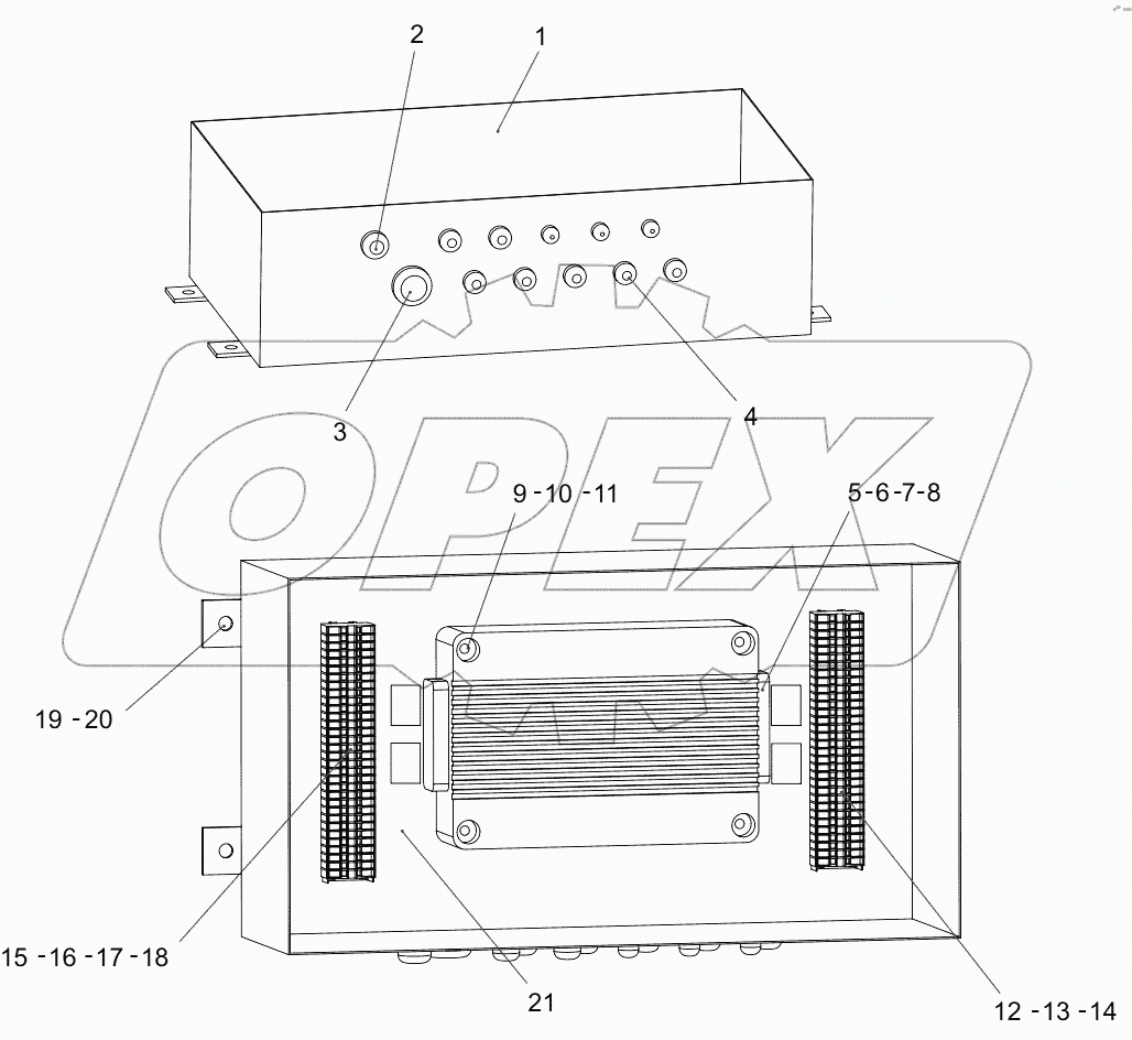  A810201052901 Control box assembly of spreader