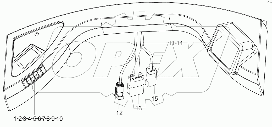  12930993 Front panel switch