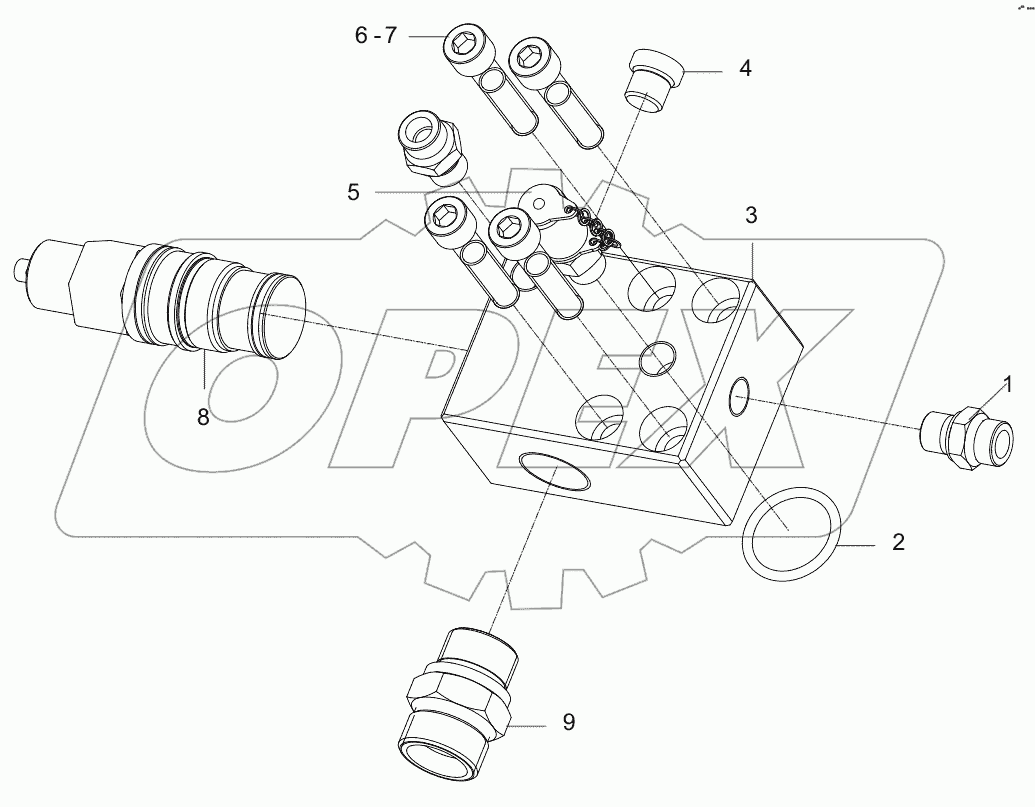  13129064 Sequence valve group
