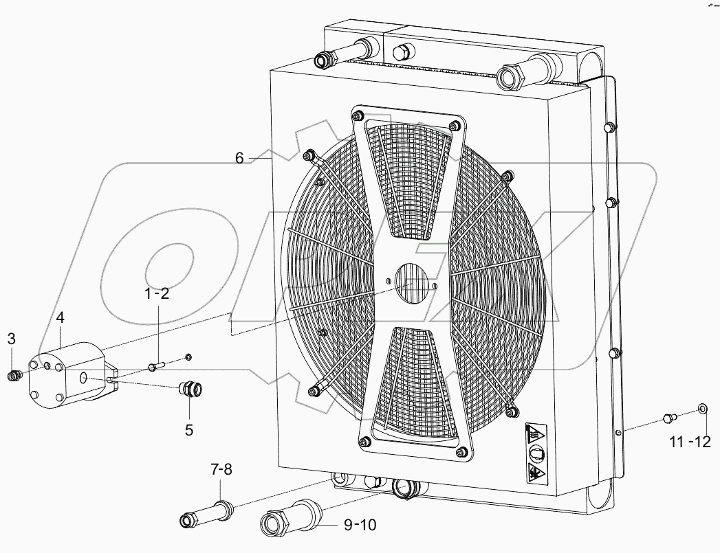  13539145 Combination radiator assembly