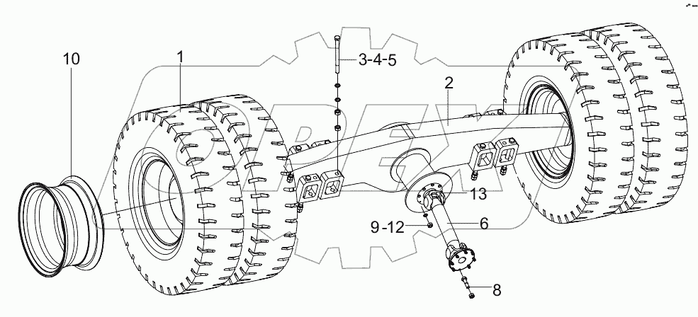  13538823 Drive system