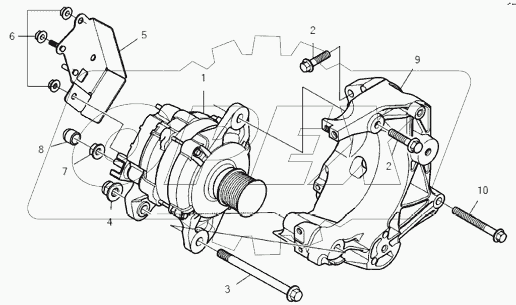  160102080017B023 Alternator