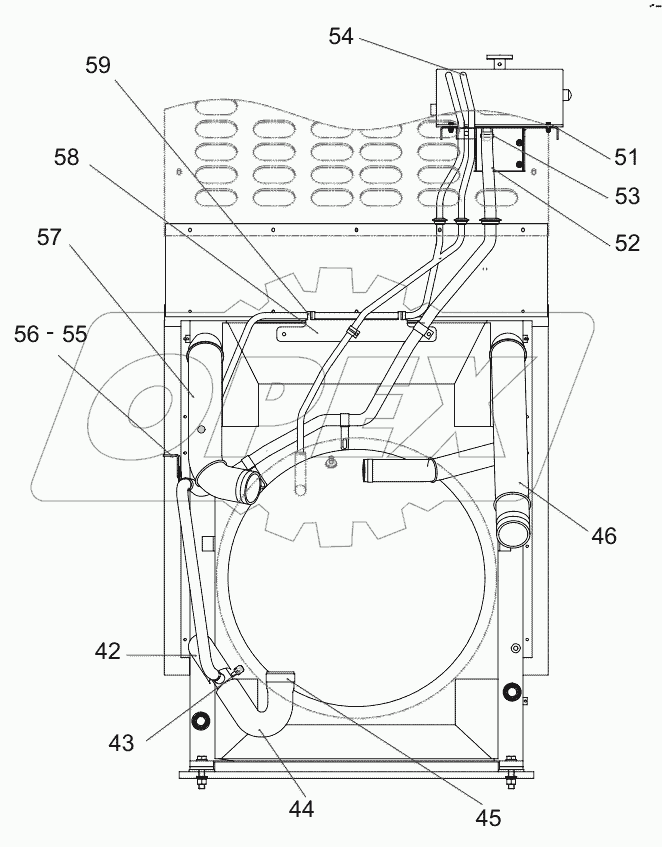  14117036 Radiator assy