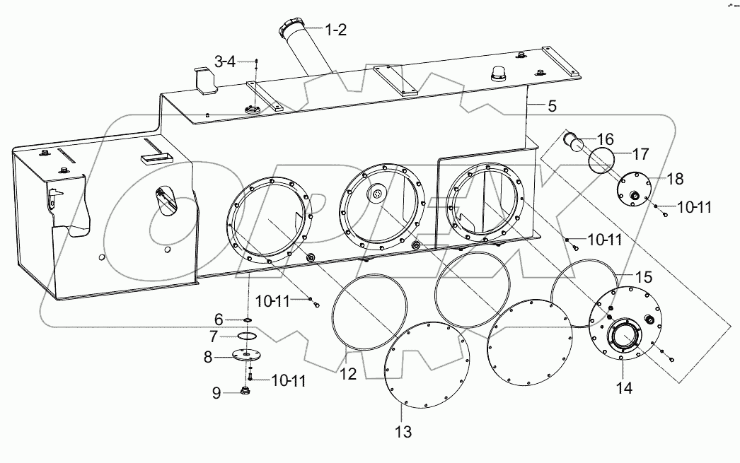  14156593 Fuel tank assy