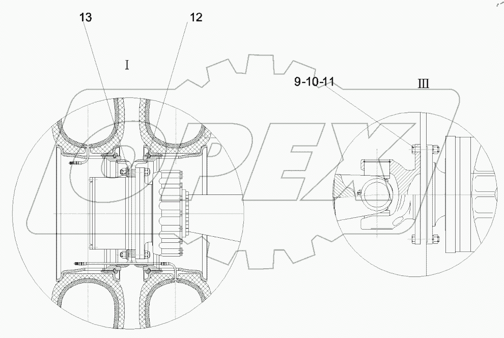  13538823 Drive system SDCY90K7H.1B.1