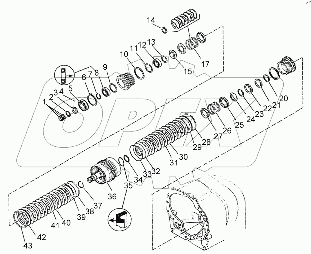  60135359 Assembly, front wheel driving and 2rd shaft