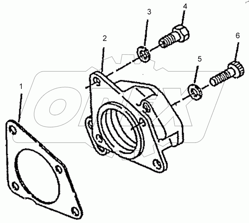  60135350 Assembly, pump adjusting device