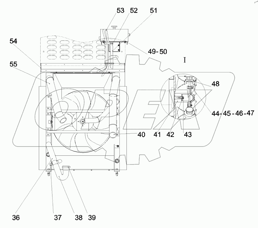  13538826 Cooling system SDCY90K7H.1B.4