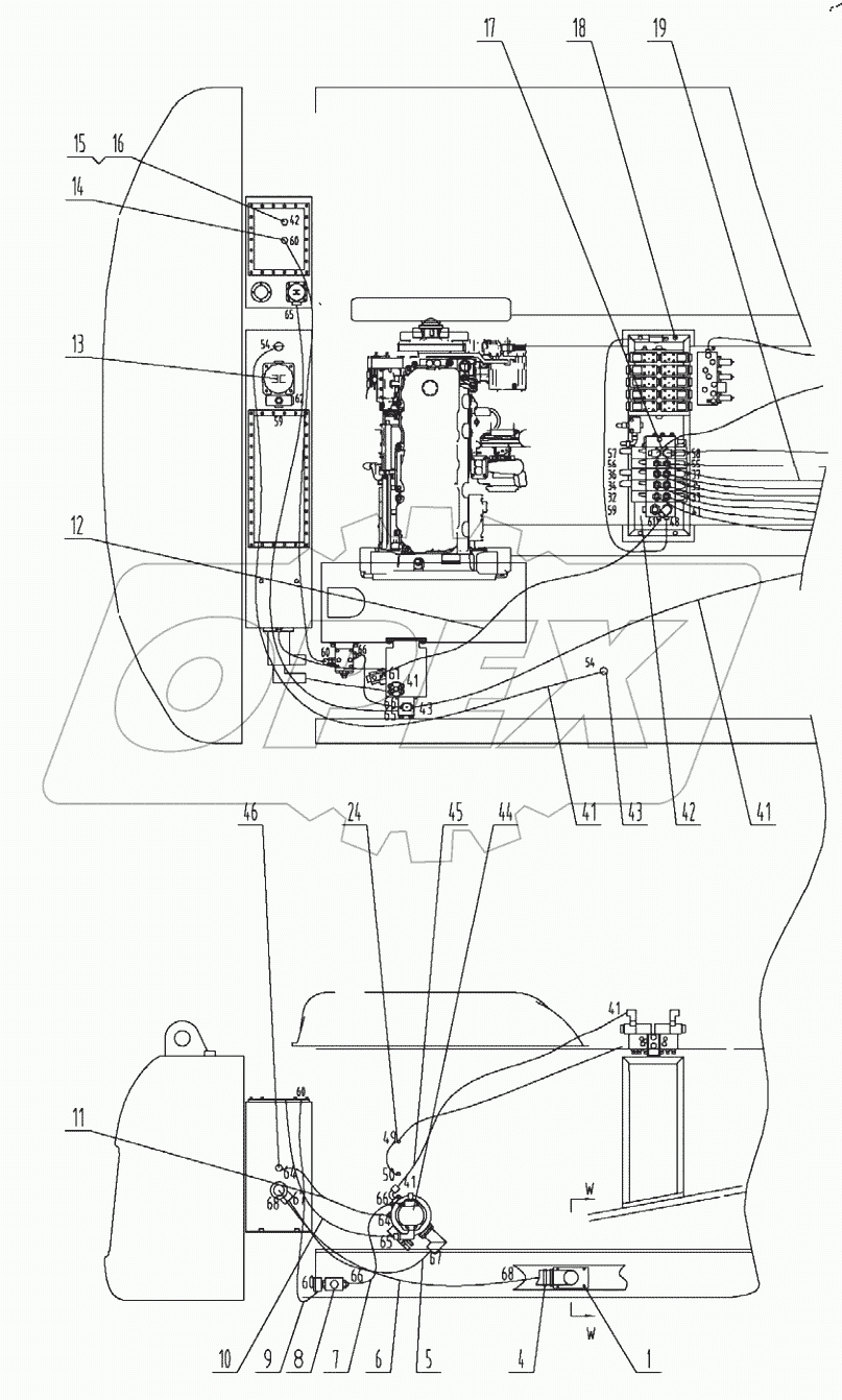  On-board wiring diagram