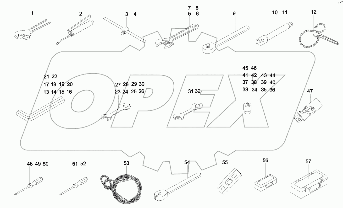  12656489 Attached tools SR280R(SY460R).00.1