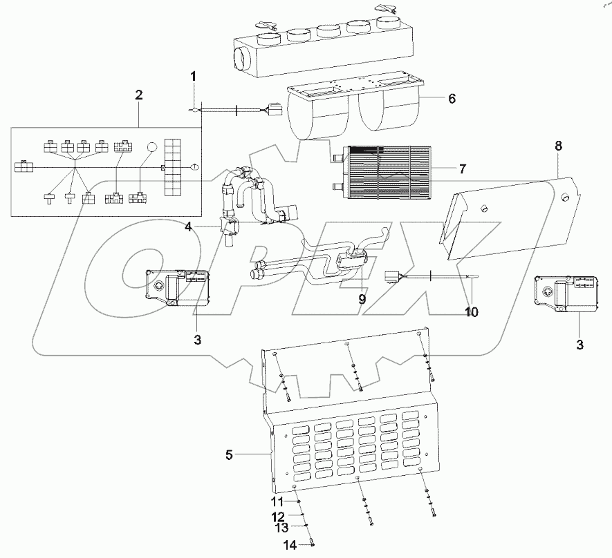  A229900010580 Evaporator Assy