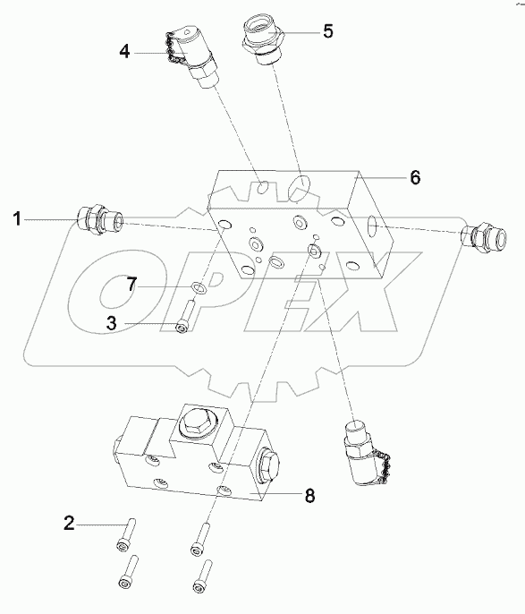  13248023 Flushing valve GP