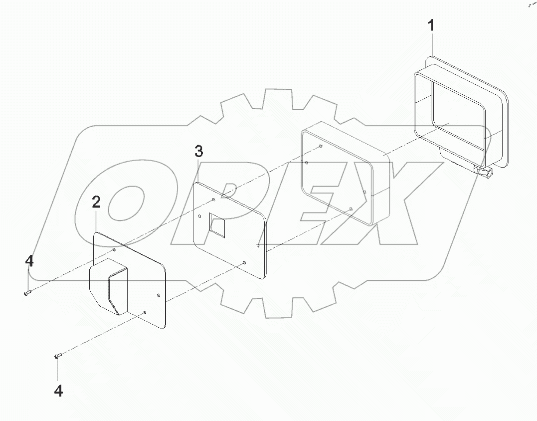  13352079 Mounting rack of display
