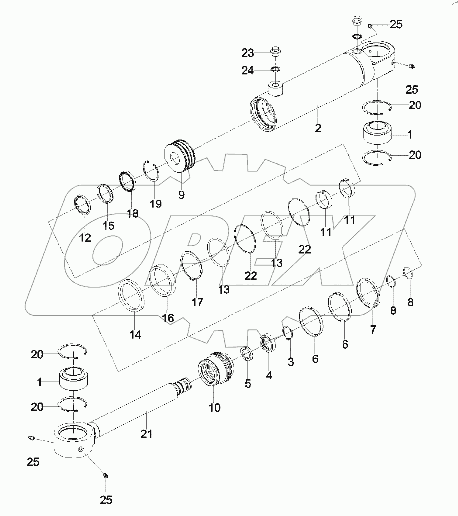  A810201064605 Steering Cylinder