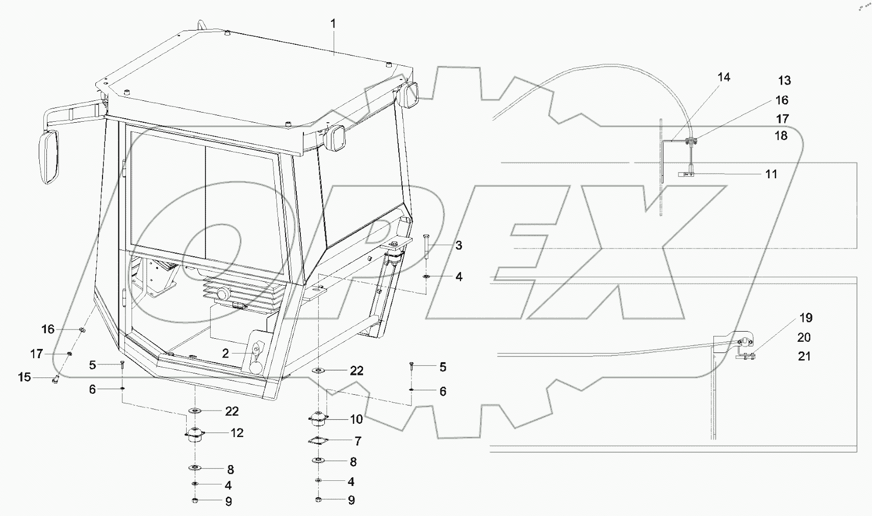  14459263 Cab Assembly