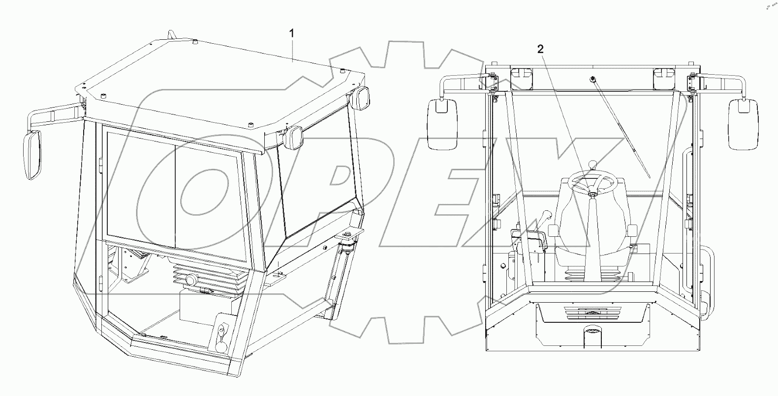  14170927 Cab preassembly