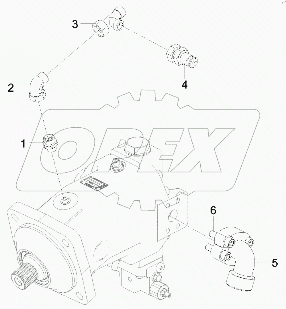  14294474 Rear driving motor