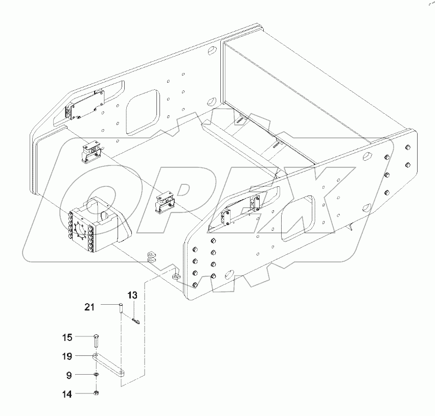  14116218 Front carriage assembly