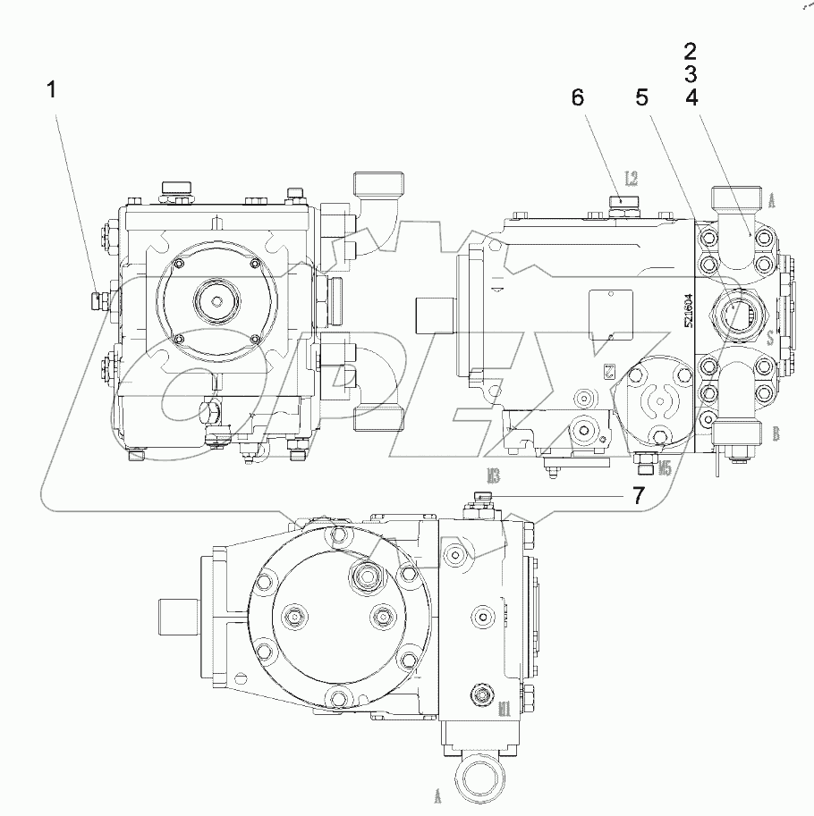  14426531 Traveling pump