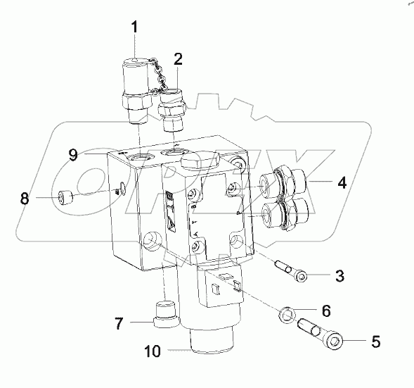  14270373 Braking valve