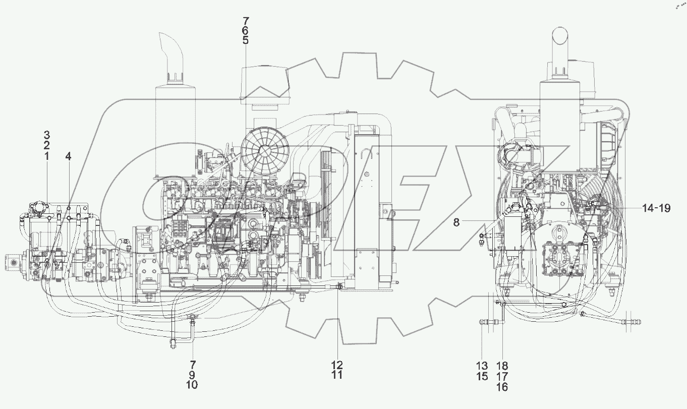  13964247 Oil-in circuit assembly