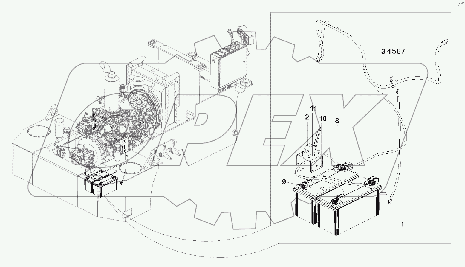  13968341 Power supply assembly