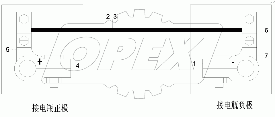  10996370 Connection, battery сel