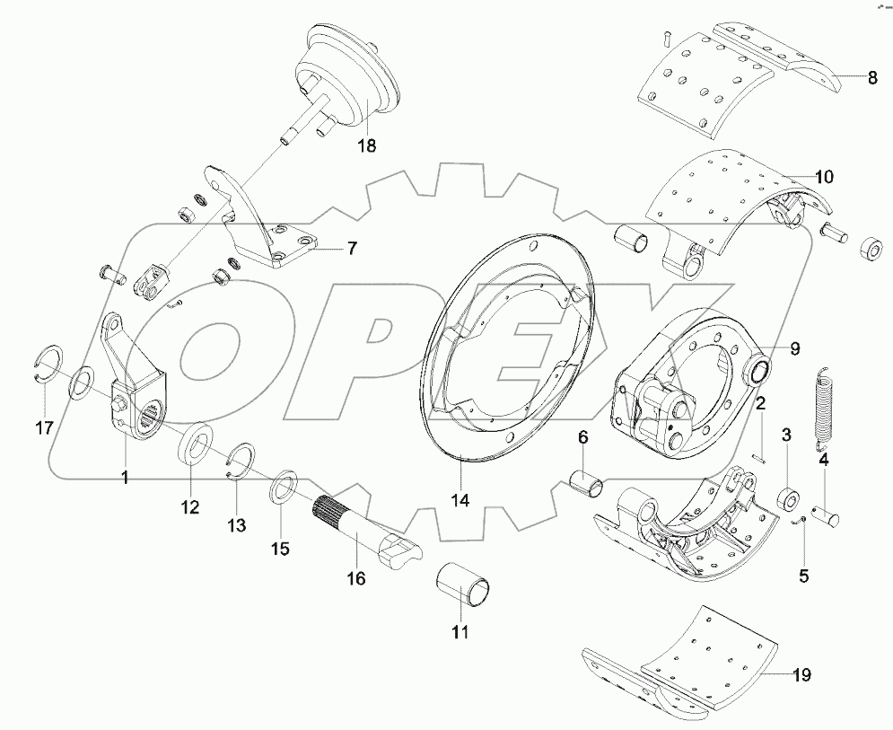  60017551 Brake, front LH