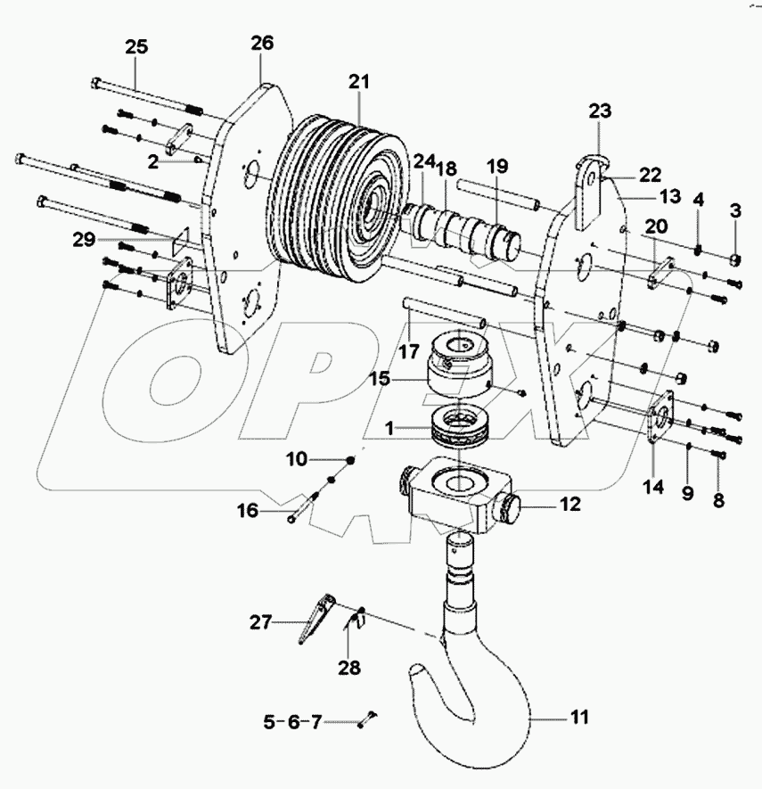  10680651 Auxiliary hook component