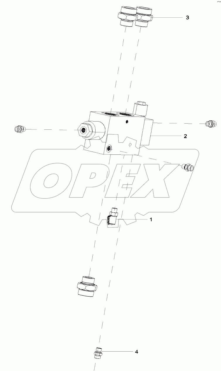  13023927 Telescopic switch valve assembly